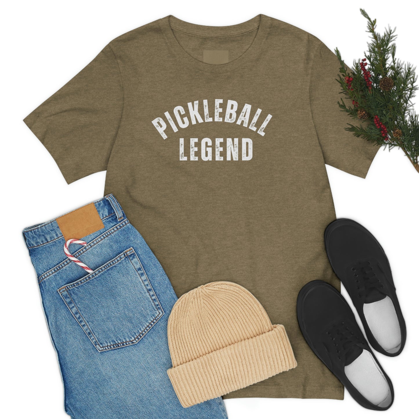 Pickleball Legend.  Unisex Jersey Short Sleeve Tee