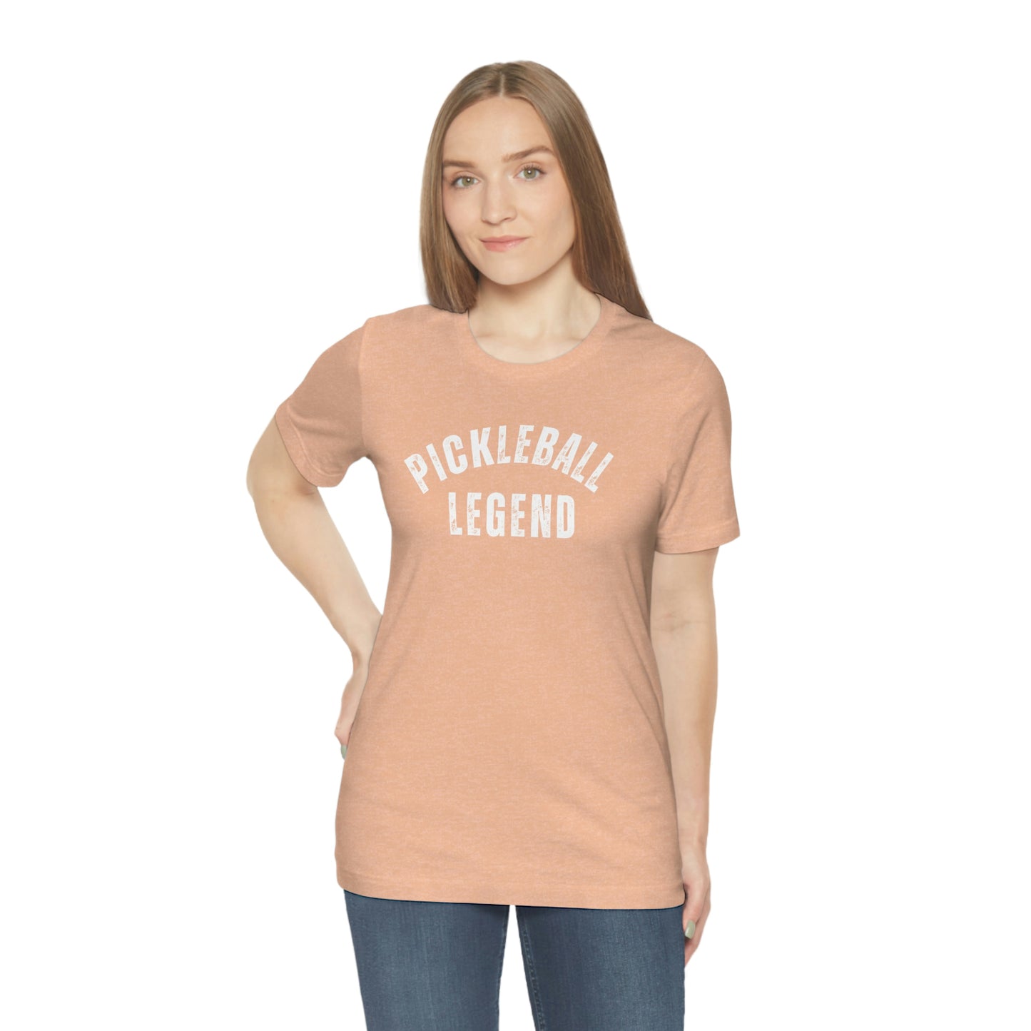 Pickleball Legend.  Unisex Jersey Short Sleeve Tee