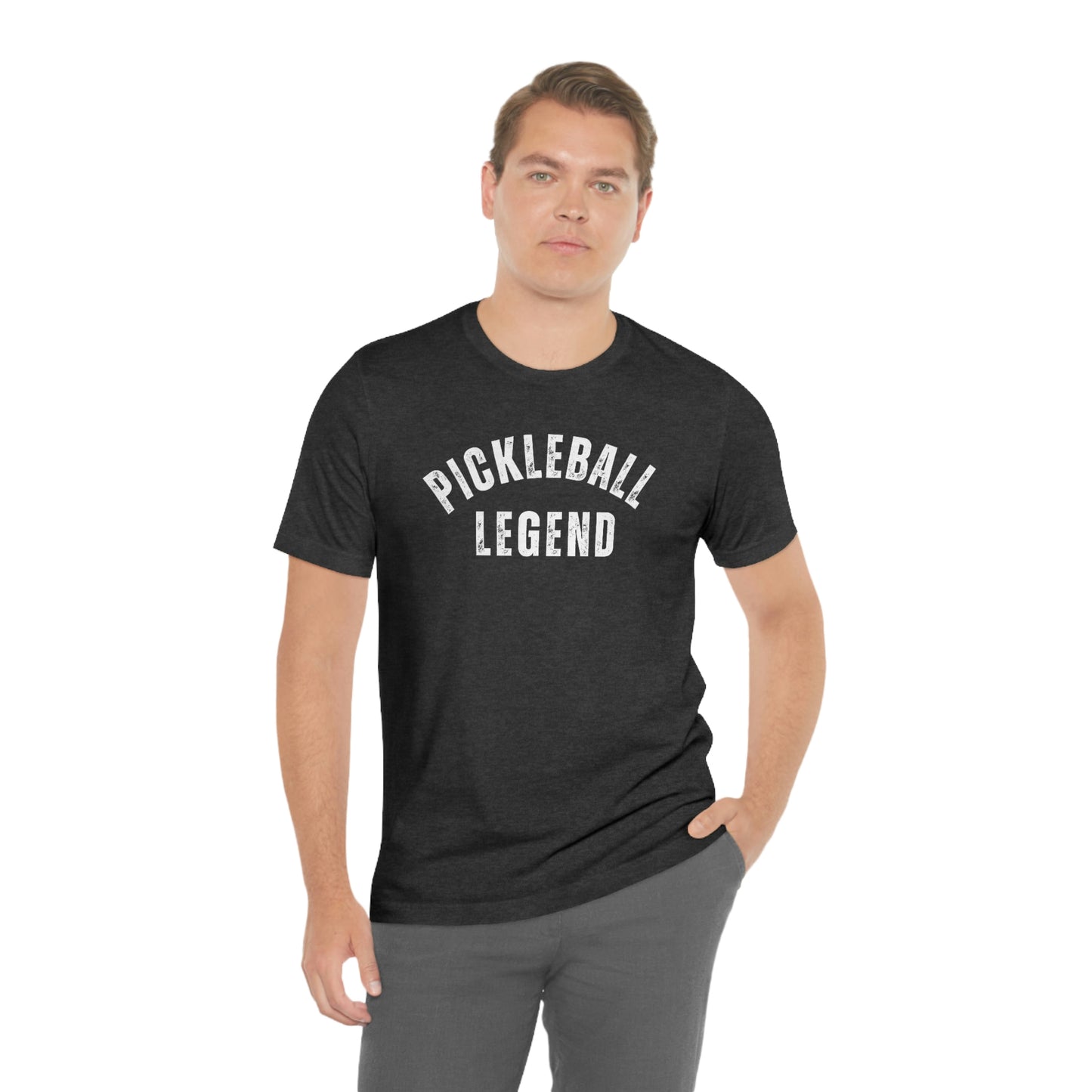 Pickleball Legend.  Unisex Jersey Short Sleeve Tee