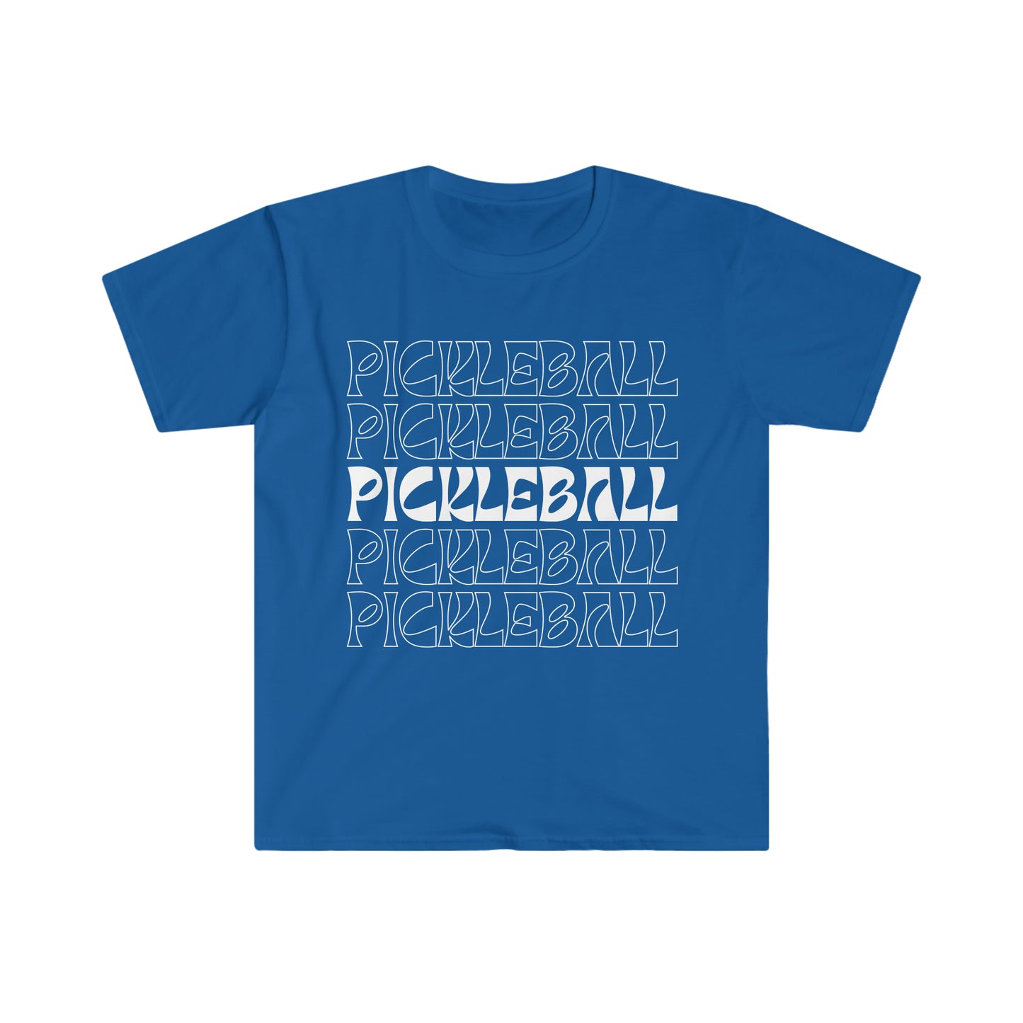 Pickleball Can Not Be Said Enough!  Pickleball Unisex Softstyle T-Shirt for the Pickleball player that loves Pickleball!