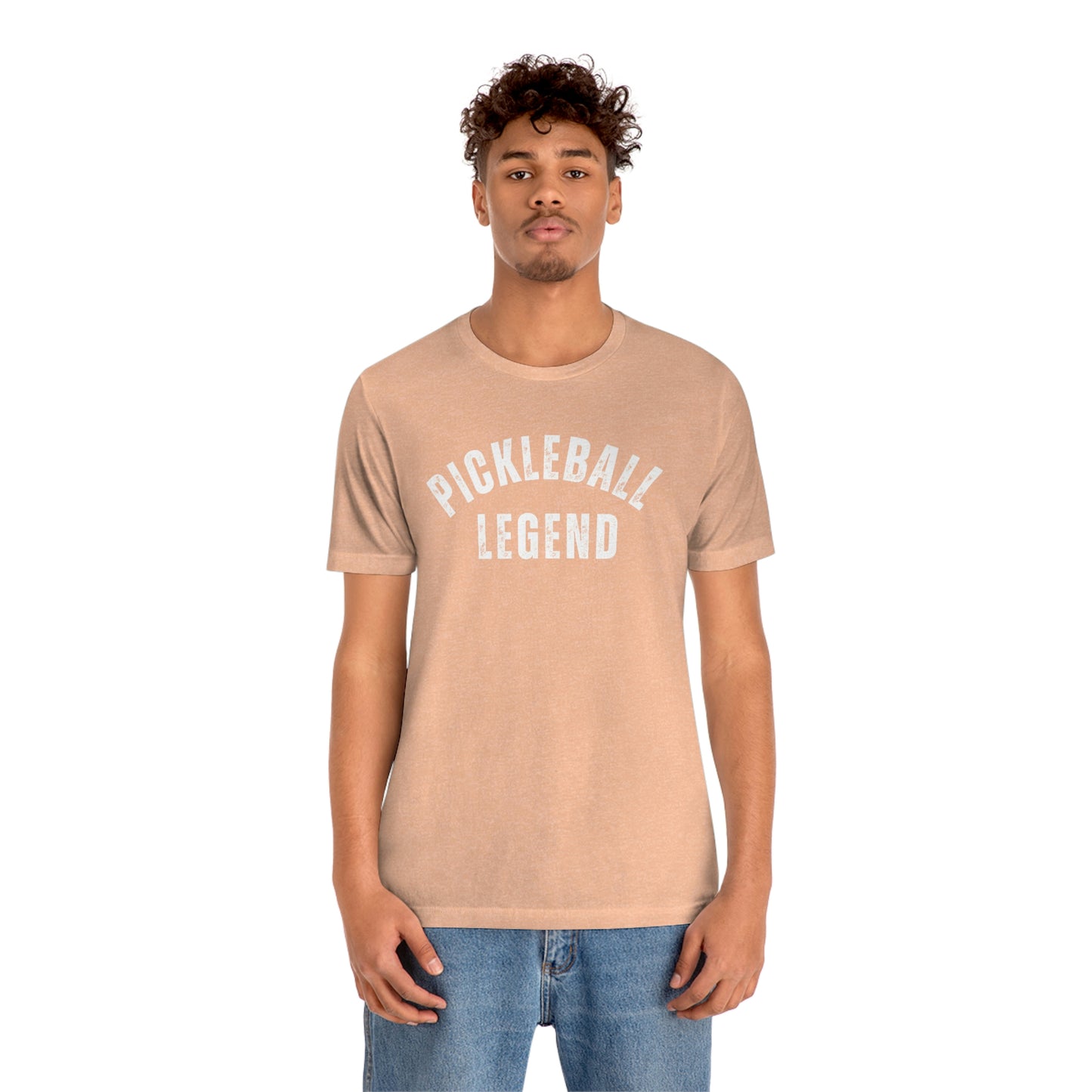 Pickleball Legend.  Unisex Jersey Short Sleeve Tee