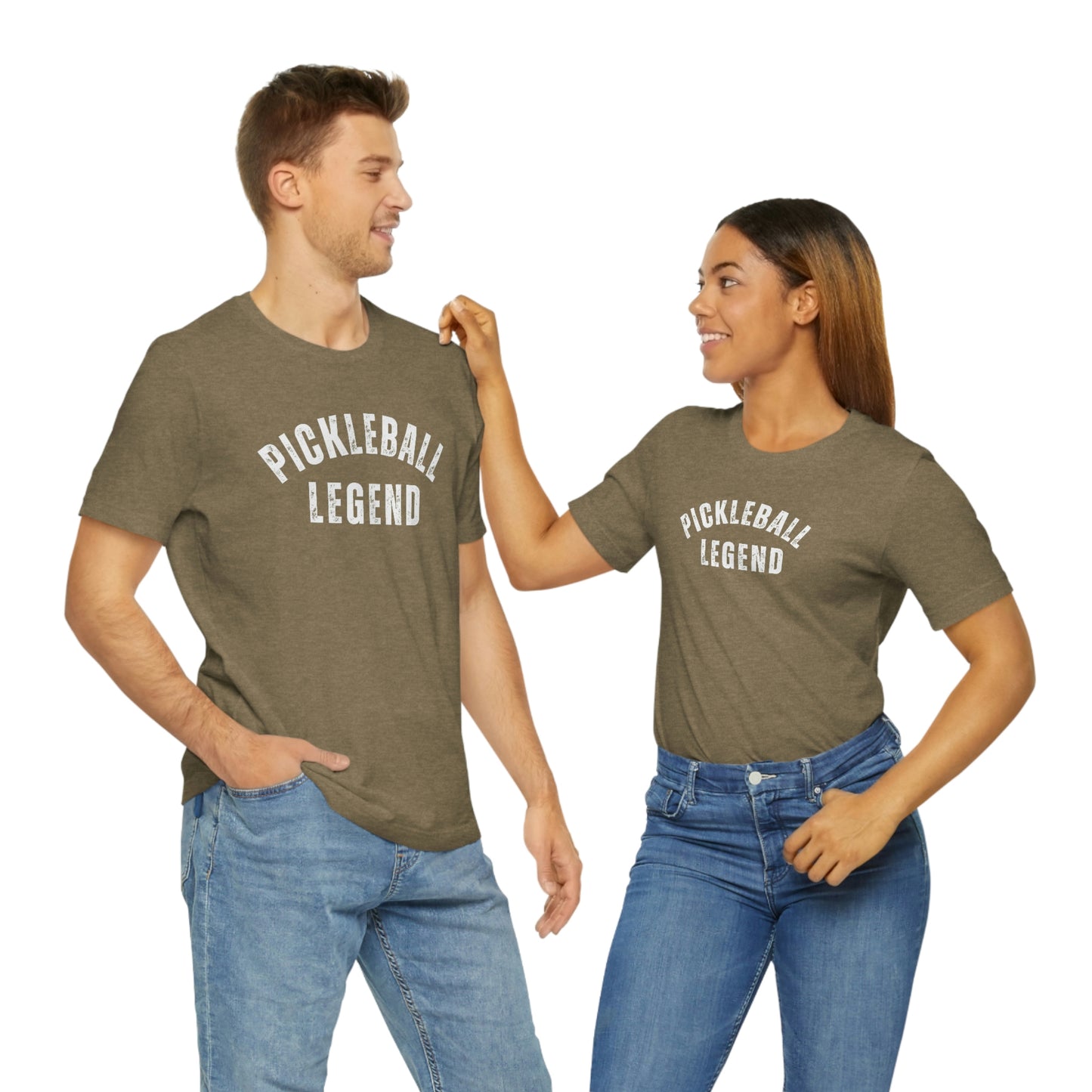 Pickleball Legend.  Unisex Jersey Short Sleeve Tee