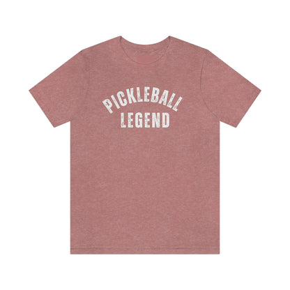 Pickleball Legend.  Unisex Jersey Short Sleeve Tee