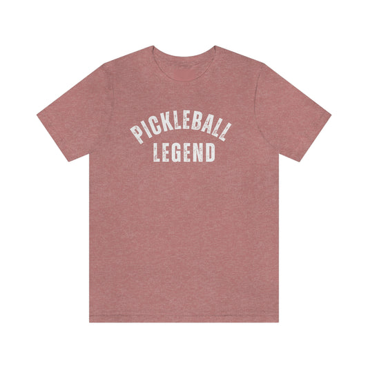 Pickleball Legend.  Unisex Jersey Short Sleeve Tee