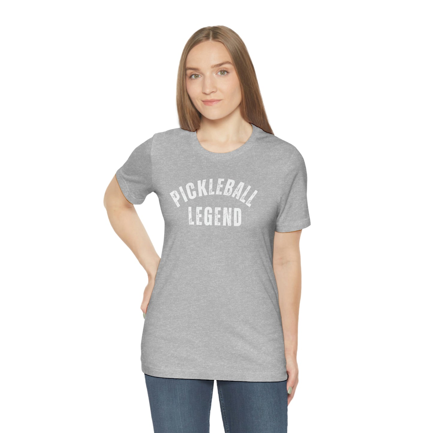 Pickleball Legend.  Unisex Jersey Short Sleeve Tee