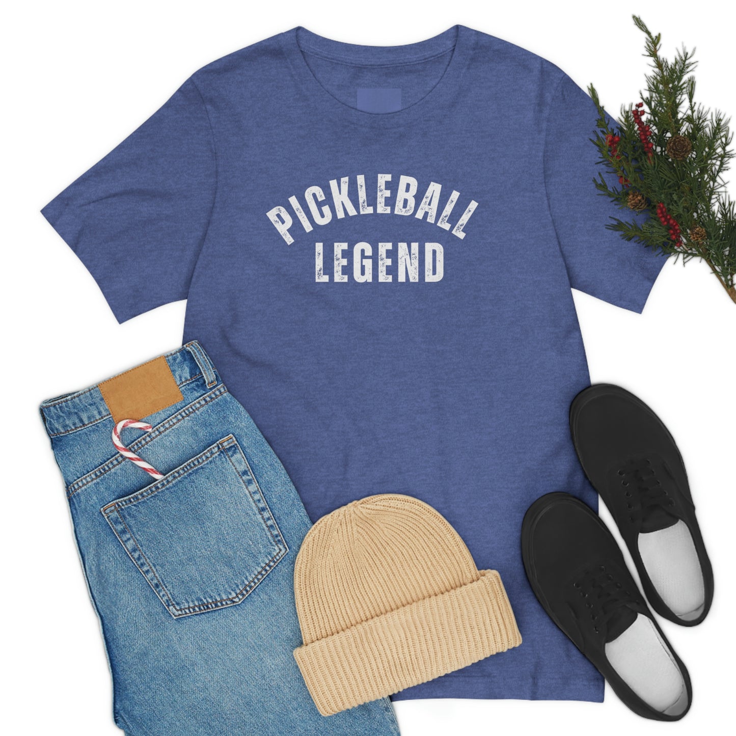 Pickleball Legend.  Unisex Jersey Short Sleeve Tee