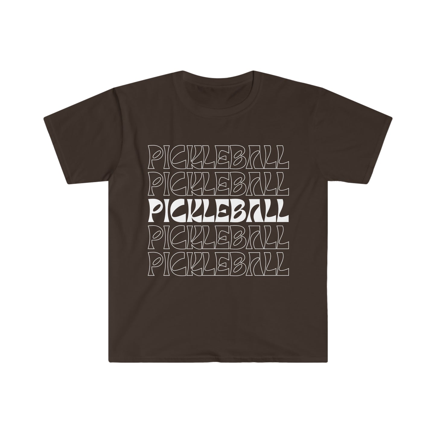 Pickleball Can Not Be Said Enough!  Pickleball Unisex Softstyle T-Shirt for the Pickleball player that loves Pickleball!