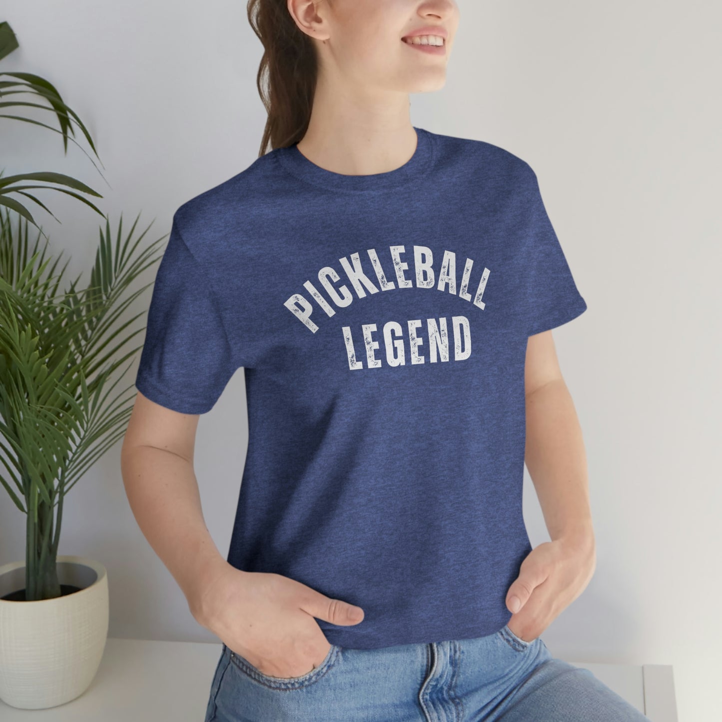 Pickleball Legend.  Unisex Jersey Short Sleeve Tee