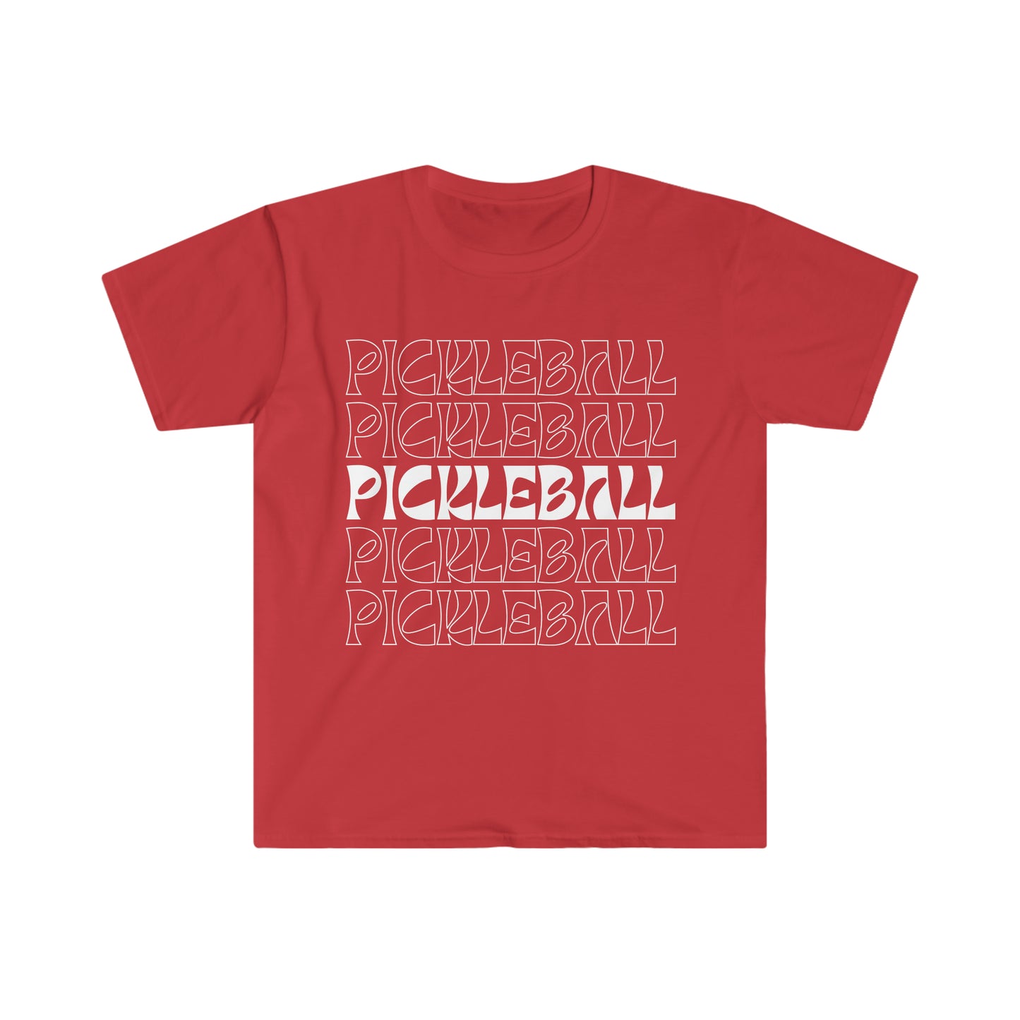 Pickleball Can Not Be Said Enough!  Pickleball Unisex Softstyle T-Shirt for the Pickleball player that loves Pickleball!