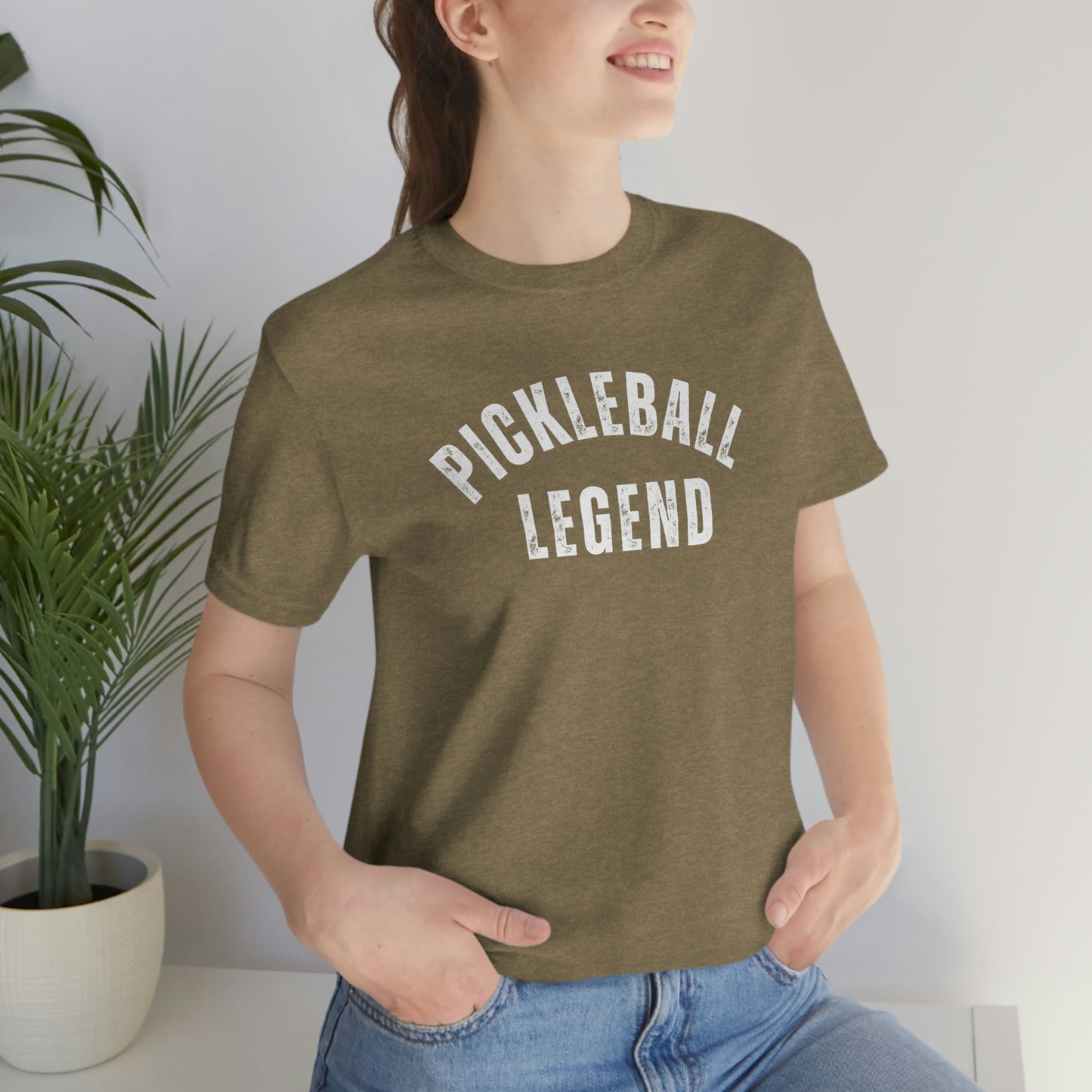 Pickleball Legend.  Unisex Jersey Short Sleeve Tee