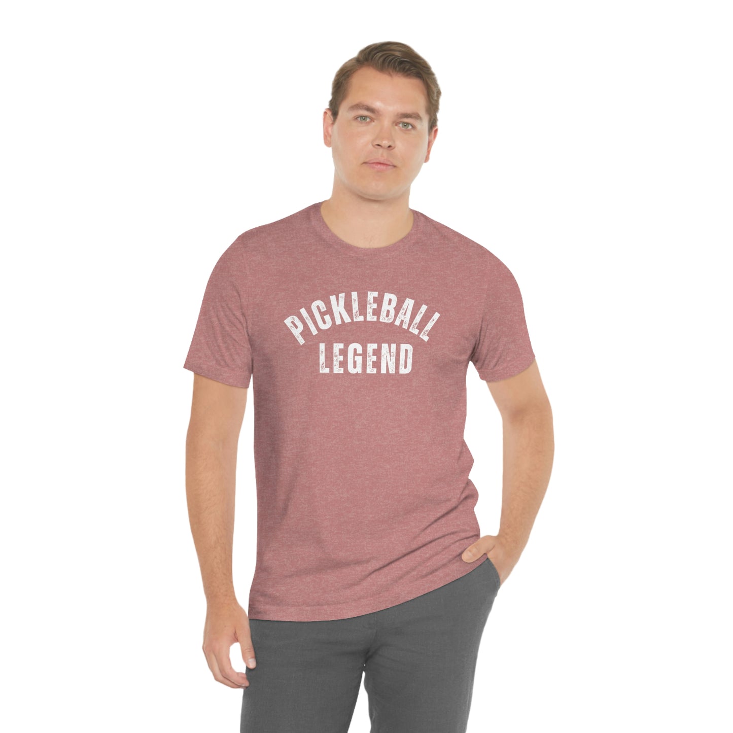 Pickleball Legend.  Unisex Jersey Short Sleeve Tee