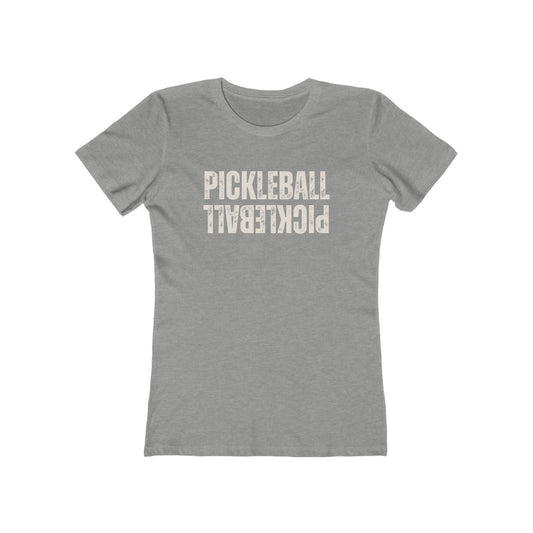 Pickleball Women's The Boyfriend Tee.  Represent Ladies!