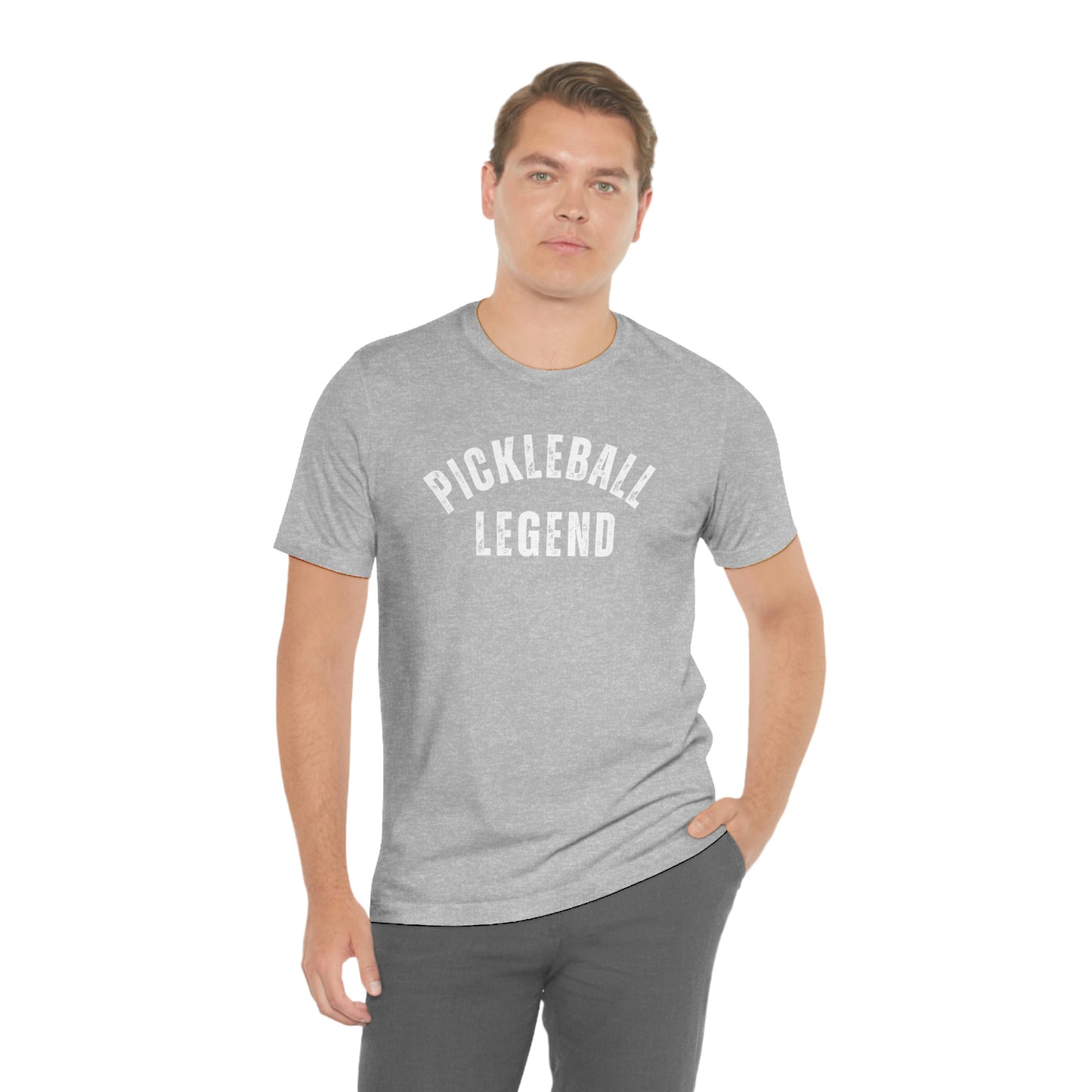 Pickleball Legend.  Unisex Jersey Short Sleeve Tee