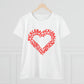 Red Pickleball Heart - Soft, light cotton, t-shirt for your Valentine