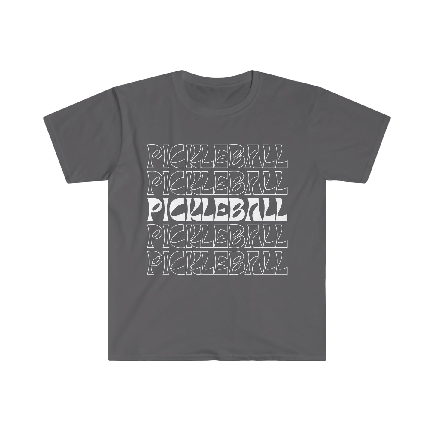 Pickleball Can Not Be Said Enough!  Pickleball Unisex Softstyle T-Shirt for the Pickleball player that loves Pickleball!