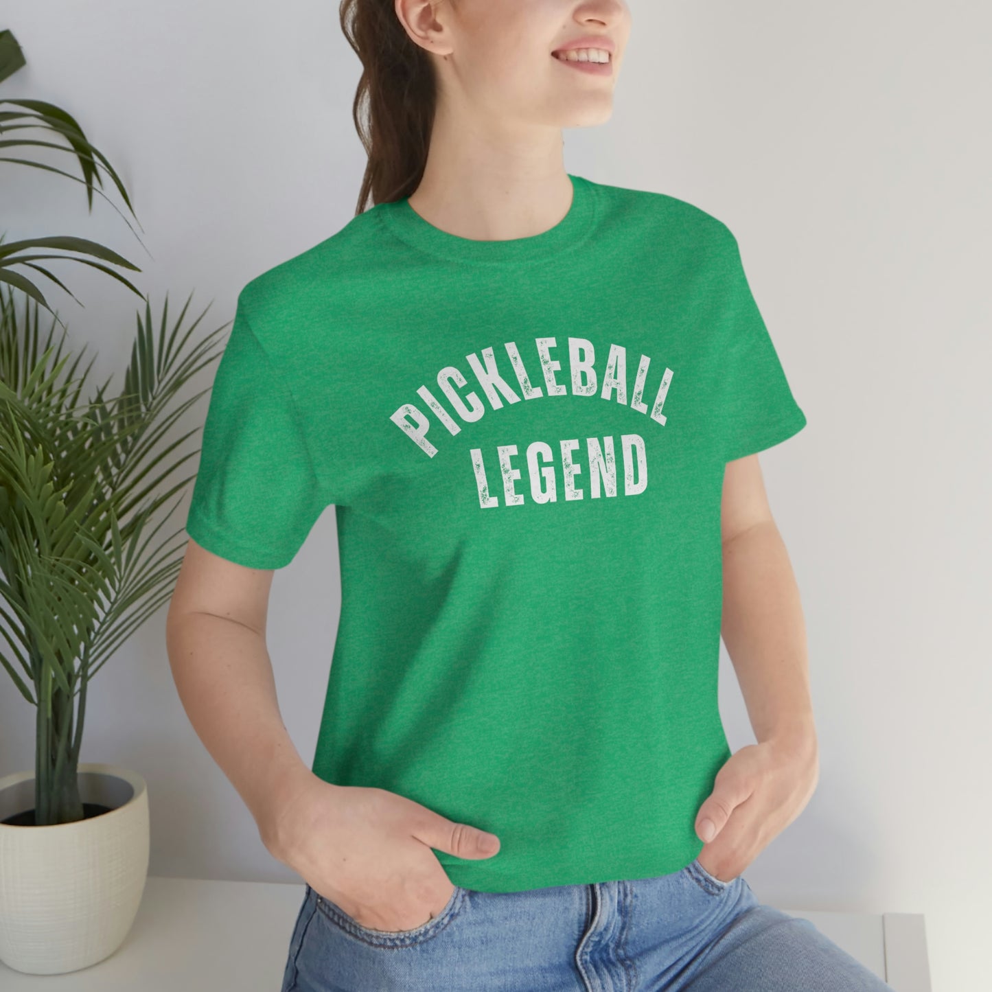 Pickleball Legend.  Unisex Jersey Short Sleeve Tee