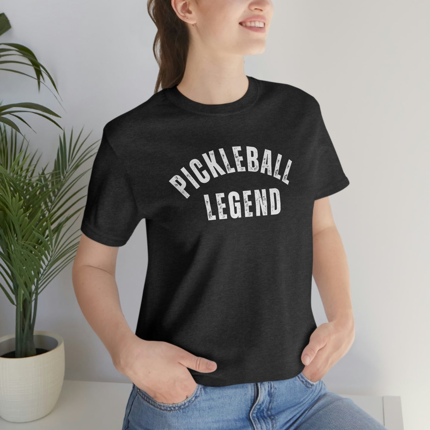 Pickleball Legend.  Unisex Jersey Short Sleeve Tee