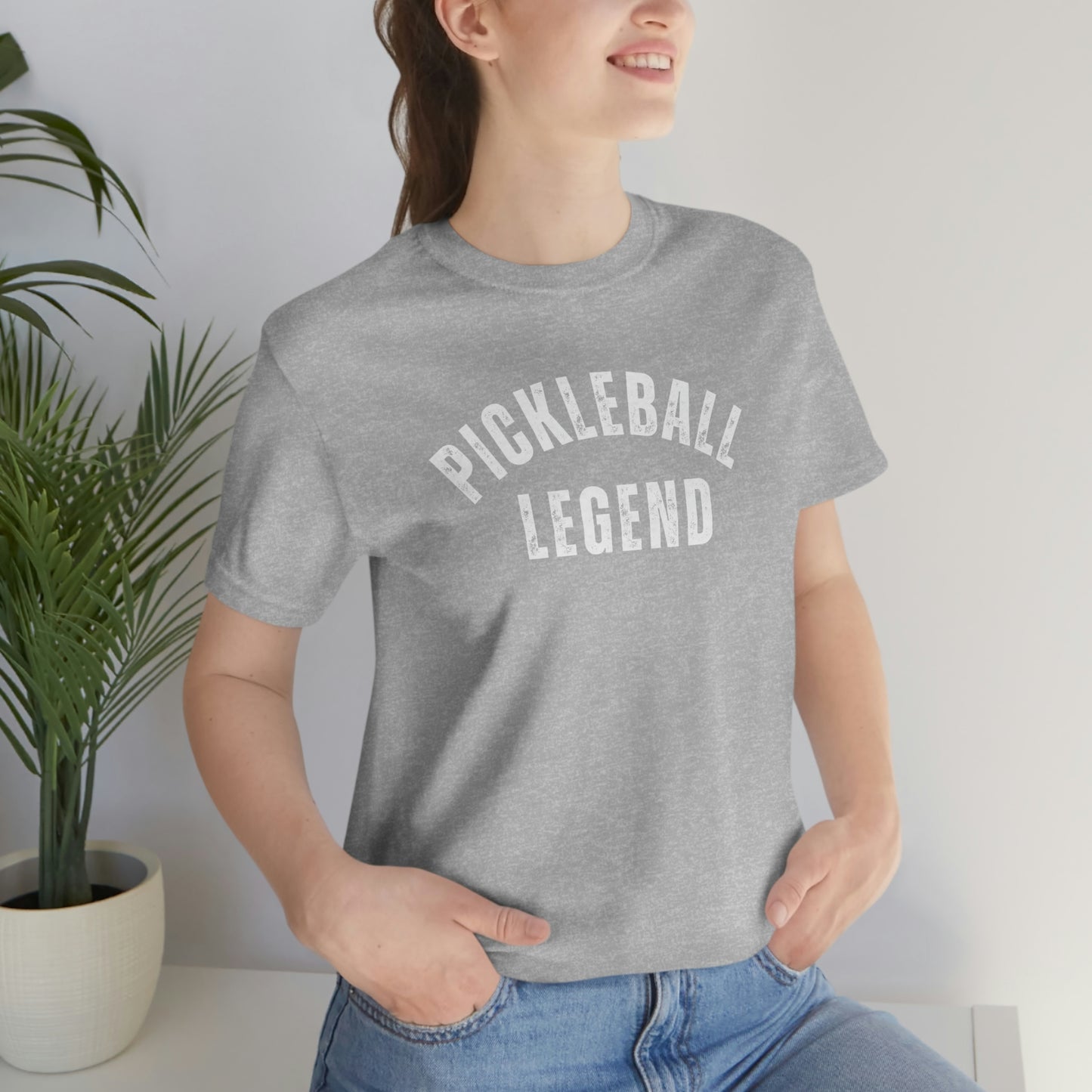 Pickleball Legend.  Unisex Jersey Short Sleeve Tee