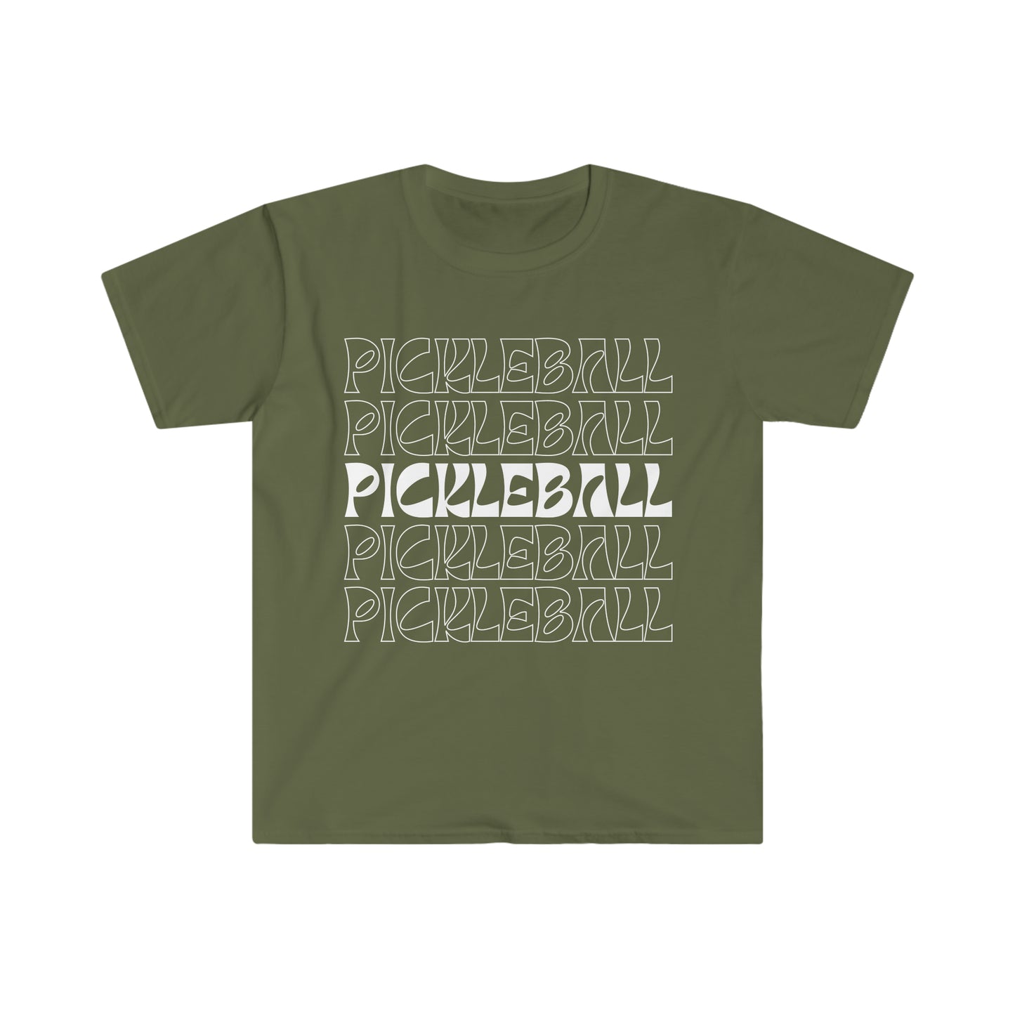 Pickleball Can Not Be Said Enough!  Pickleball Unisex Softstyle T-Shirt for the Pickleball player that loves Pickleball!