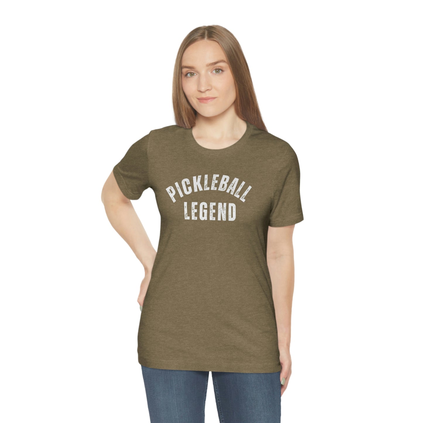 Pickleball Legend.  Unisex Jersey Short Sleeve Tee
