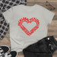 Red Pickleball Heart - Soft, light cotton, t-shirt for your Valentine